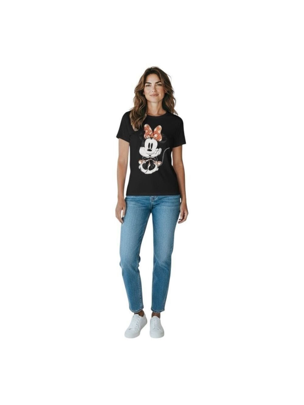 Disney Minnie Mouse T-Shirt Women's XS Black